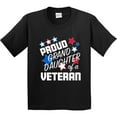thumbnail image 3 of Inktastic Proud Granddaughter of a Veteran Veterans Day Youth T-Shirt, 3 of 5