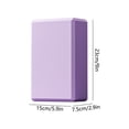 thumbnail image 3 of High Density EVA Foam Yoga Block, Soft Non-Slip Surface Lightweight Yoga Brick, Supportive Yoga Accessories for Pilates Stretching, 3 of 6