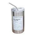 thumbnail image 4 of Vaso aislado Taza de café Reutilizable Vacío irrompible con tapa Paja portátil Argenta 600ML Perfecl Taza Térmica, 4 of 6