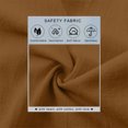 thumbnail image 7 of Sheghy Womens Tops Oversized Urban Solid Cotton Linen Lapel Button Curved Hem 3/4 Sleeve Outer Shirt Brown S, 7 of 7