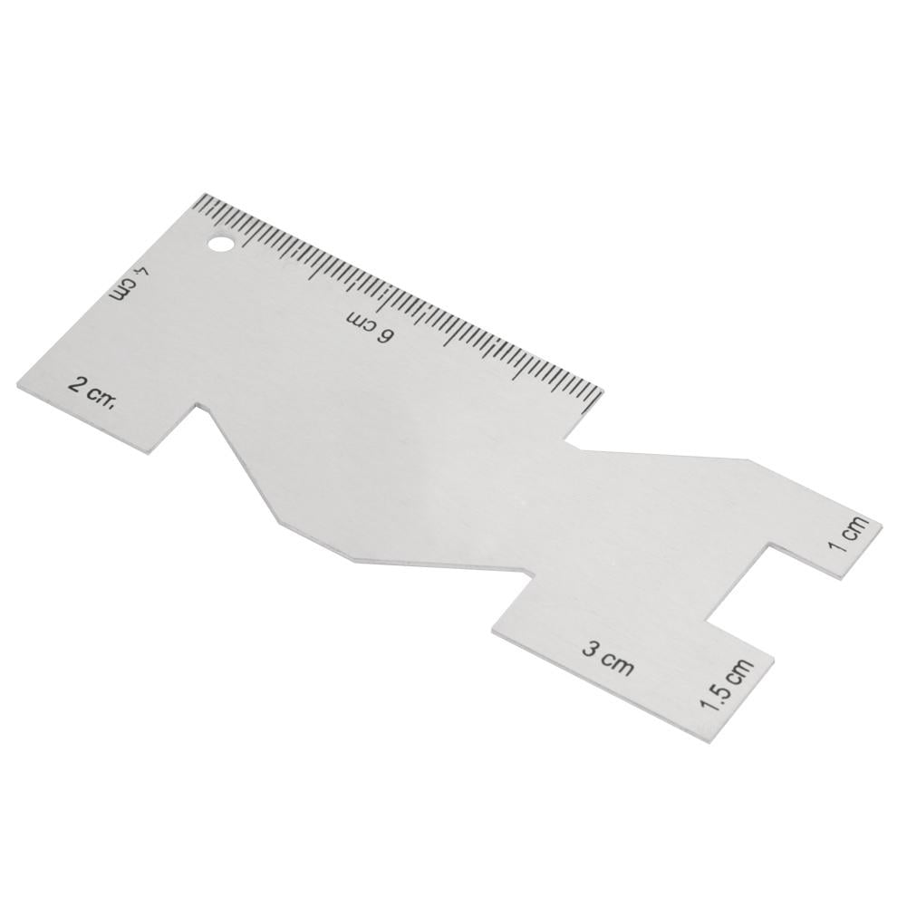 Metal Measuring Gauge Quilting Ruler Template Hand Quilting Sewing Seam Measuring Gauge Professional Sewing Tool Accessory Sewing Ruler