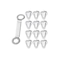 thumbnail image 2 of 12Pcs Football Boot Studs Spikes Stable Non-Slip for Rugby Shoes Hiking Shoes 15mm, 2 of 8