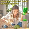 thumbnail image 6 of YTSKJ 100g/3.5oz Cat Grass Teething Stick Cat Chew Toy for Teeth Cleaning Dental Health Toy for Indoor Kitten Edible Dry Kitty Toys for Hairball Removal, 6 of 6