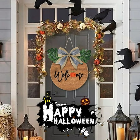 

Halloween Doorplate Pendant Decoration Halloween Wooden Listing Party Listing ljddg#3834 Kitchen Organization Halloween Doorplate Pendant