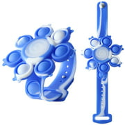 XUYIDAN Octopus Spinning Top Popping Fidget Toys Its Anti-stress Wristband Whirl Light Silicagel Bracelet Kawaii Push Bubble Kids Gifts