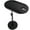 Black, variant on NiHome Bamboo Swivel TV Tray Table with Thickened Stable Non-Tipping Base,Adjustable Height Couch Table Tray,End Table,Bath Tub Side Tray Table with 360° Rotating for Hot Tub Bedside Sofa Balcony