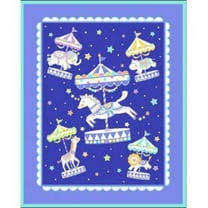 Carousel Cotton Panel Fabric