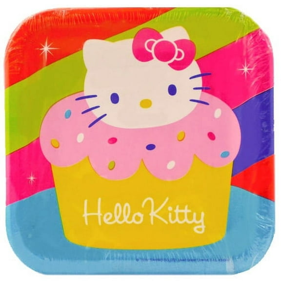Hello Kitty 'Cupcake' Small Paper Plates (8ct)
