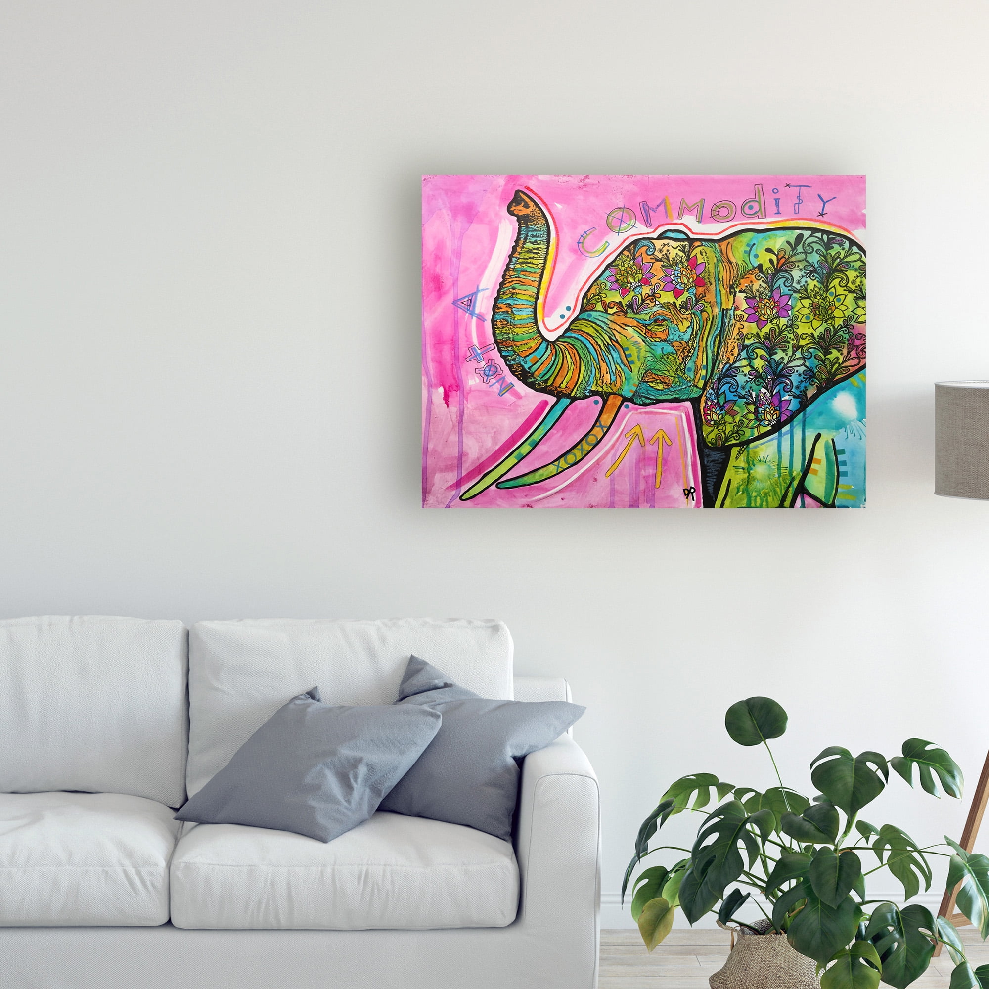 Trademark Fine Art 'Not A Commodity' Canvas Art by Dean Russo