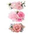 thumbnail image 1 of Juego de 3 pinzas para el pelo con flores, accesorios para el pelo con lazos florales, 1 of 5