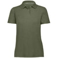 thumbnail image 3 of Holloway Sportswear XS Womens Repreve®  Eco Polo Olive Heather 222775, 3 of 5