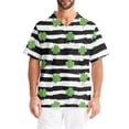thumbnail image 3 of Fgvctg Mens St. Patrick's Day Scrub Tops Casual Short Sleeve Cute Shamrock Print Scrubs Tops Plus Size V Neck Work Shirts Scrub Workwear Nurse Uniform Medical T Shirts with Pockets Dark Green 4XL, 3 of 6