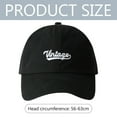 thumbnail image 5 of 1 deepened hat bucket four seasons casual all-in-one face small baseball cap-blackness, 5 of 6