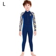 thumbnail image 2 of Trajes de buceo Traje de buceo Rápido Secado Niños con manga larga Mangas largas y Pantalones Jumpsuit de cuerpo entero Jumpsuit para Snorkeling Surf Fly Blue L seitruly OD003661-13, 2 of 7