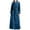 Green #1, variant on Long Robe, Women Flannel Gown and Fleece Extra Thick Nightgown Pajamas Bathrobe Plus Size Loose Home Wear Long Cardigan with Pockets Leisure Blue m