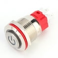 thumbnail image 3 of Push Button Switch, High Efficiency Favorable Full Functioning Neoteric  For Activity Ring Power Lamp High Head Self-locking, 3 of 7