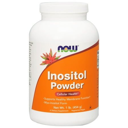 Foods Inositol Pure Powder - 100% Pure Inositol Powder Now Foods 1 lbs Powder