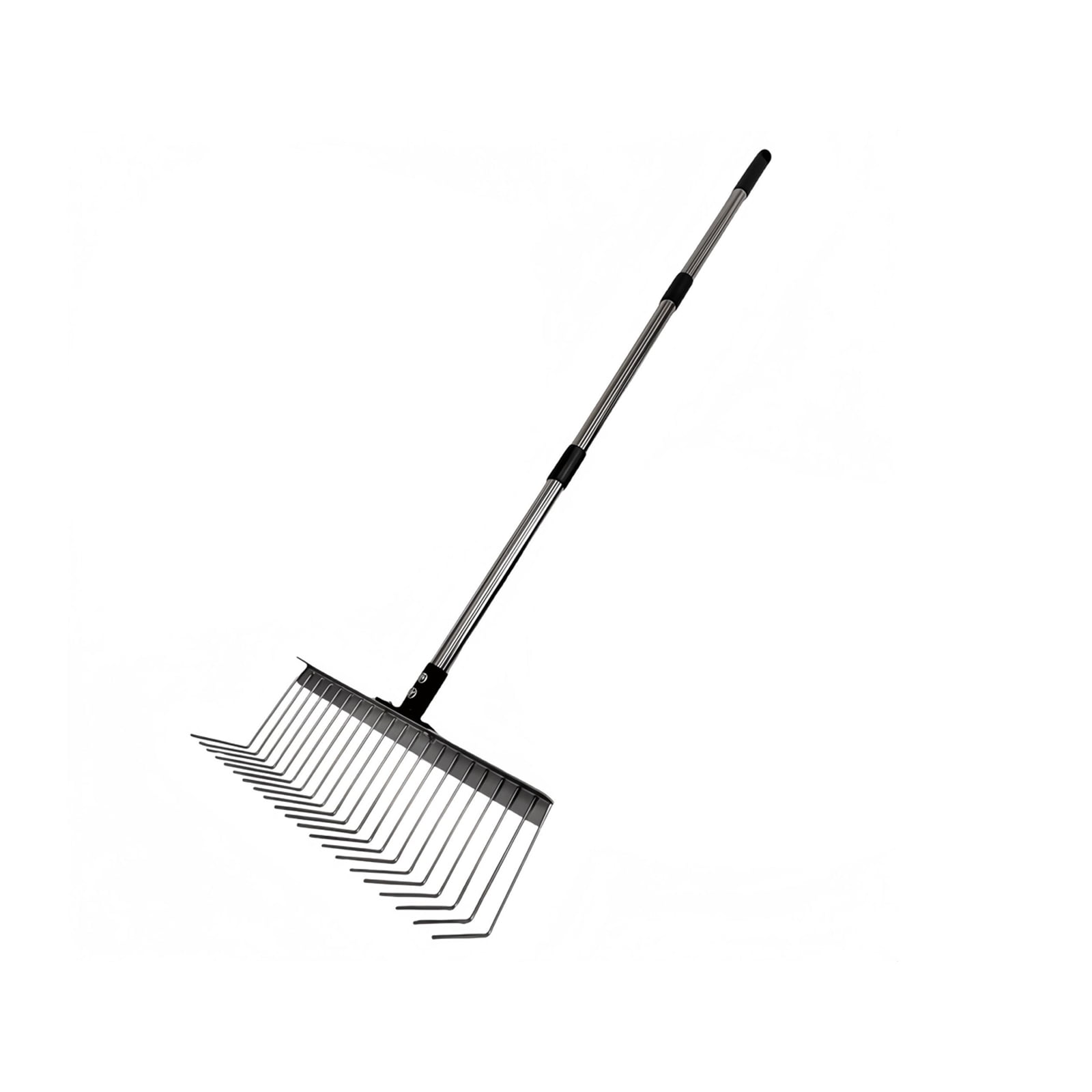 Sturdy Steel Rakes With Ergonomic Handle For Efficient GRASS Yard Debris Cleaning And Pet Waste Removal Cleaning Tool