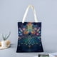 thumbnail image 2 of Pavo Real Bolso de tela con estampado de lienzo para mujer, bolsa de compras reutilizable y estética, con cremallera interior, regalo para mujer,38*45cm., 2 of 6