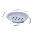 thumbnail image 3 of EGNMCR Japanese-Style Soap Box High-End Home Bathroom Soap Box Double-Layer Drainable Soap Storage Container Concise Bathroom Soap Dishes Plastic Soap Dish, 3 of 6