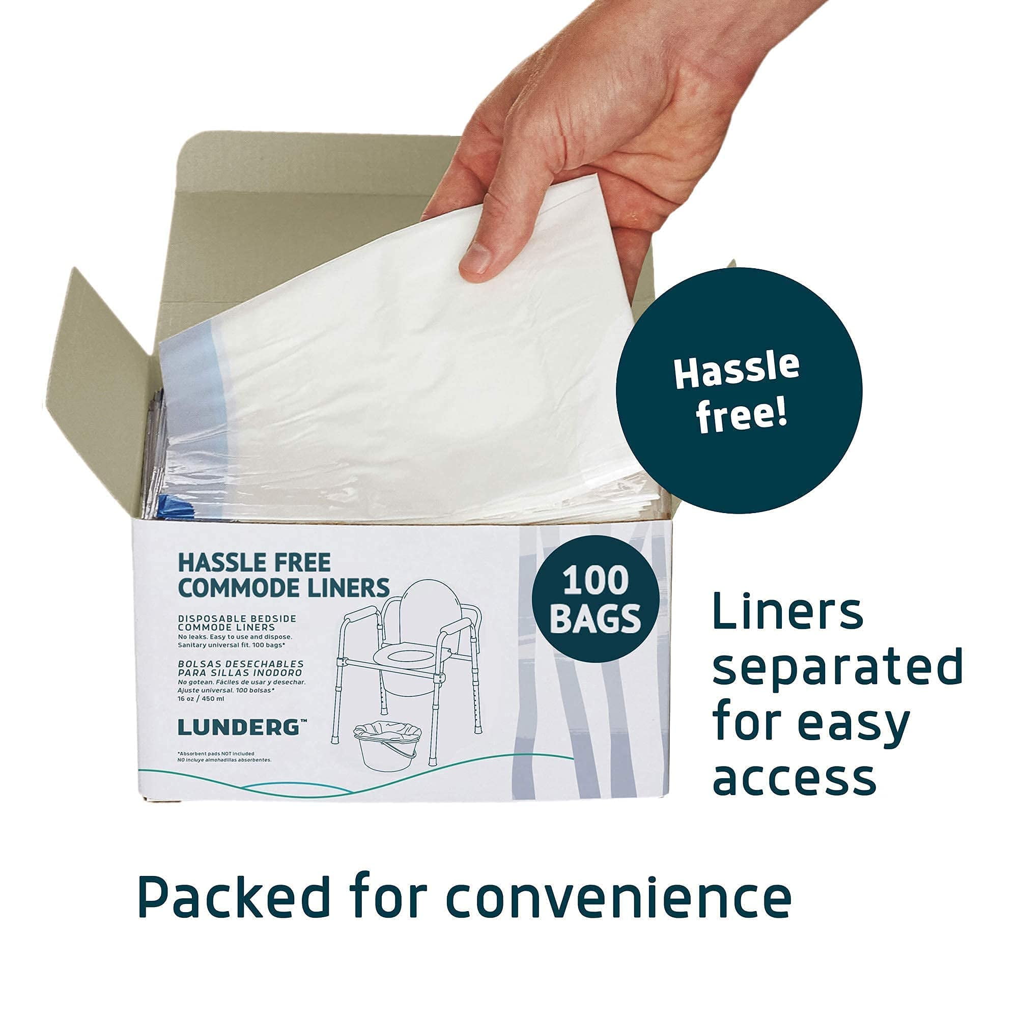 Disposable commode bags deals