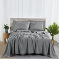 thumbnail image 5 of Bibb Home 2000 Count 6-Piece Bamboo Sheet Set with Snug Grip, 5 of 5