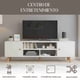 thumbnail image 2 of Mueble Con Repisa Para Tv Centro De Entretenimiento Vintage Color Blanco, 2 of 7