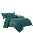thumbnail image 2 of ESCA J22336VQ Queen Size Kefira Luxury Comforter Set, Blue - 7 Piece, 2 of 5
