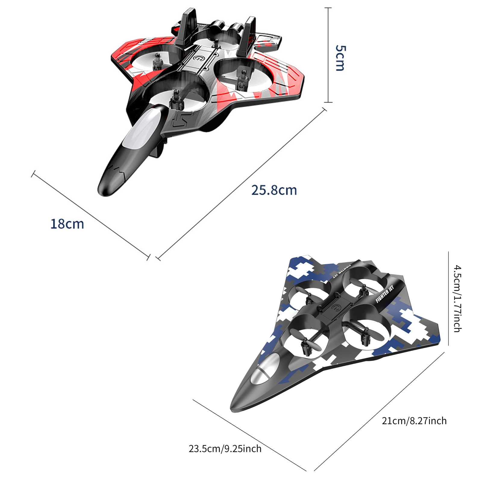 Radio Control Airplanes,Foam RC Airplane Jet , Remote Control Airplanes ,With 2 Batteries, RC Planes for Kids Adults 8-16, 360° Flip Fighter Jet Toys, Stunt Roll, Airplane drone for kids Toy Gifts