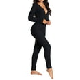 Aunavey Womens One Piece Pajamas Bodycon Jumpsuit Union Suit with