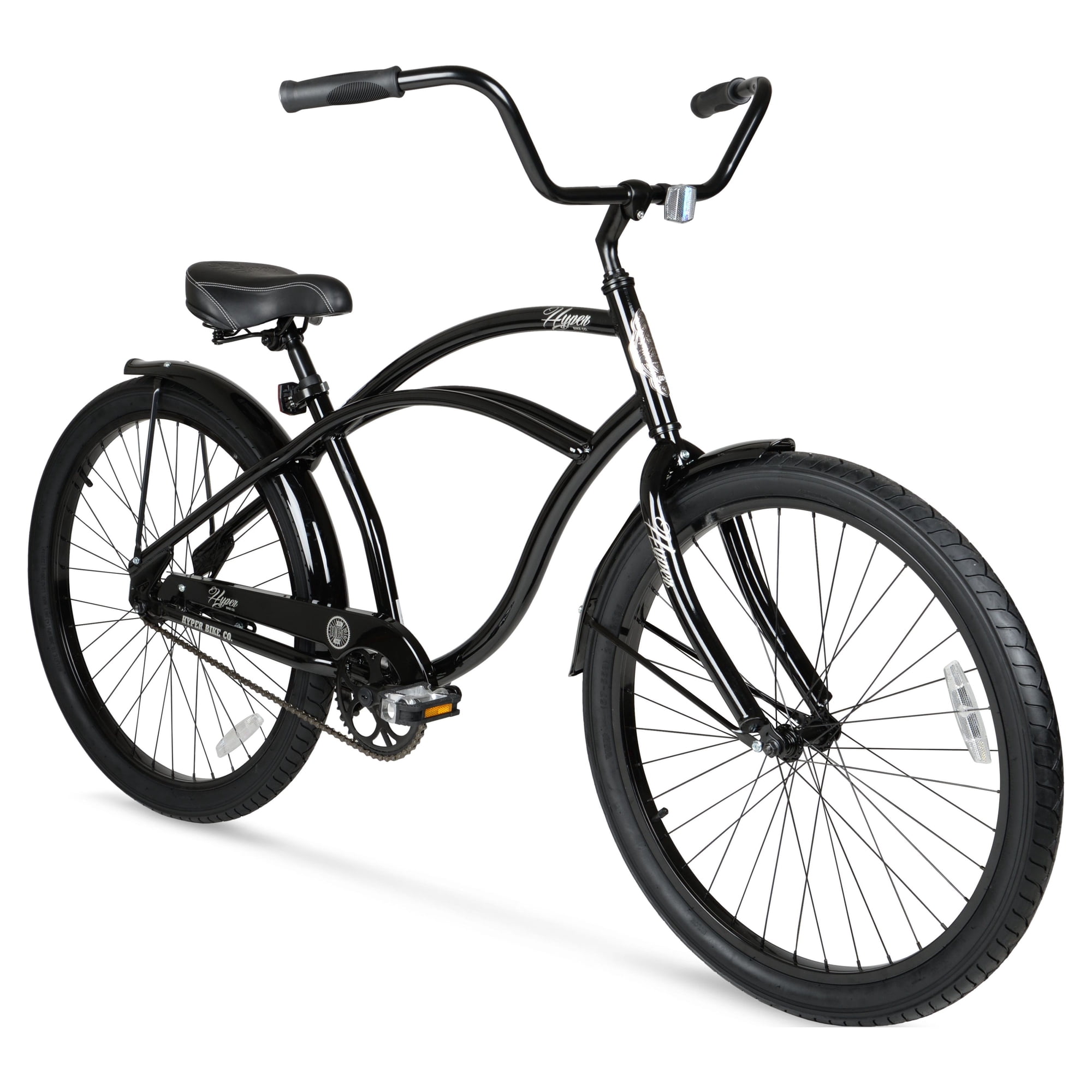 Hyper Bicycles 26" Men's Beach Cruiser, Adult Ages 13+, Black