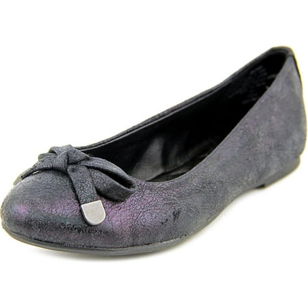 Mia Ballet Flats - Mia Kids Adalyn Youth Round Toe Canvas Black Ballet Flats