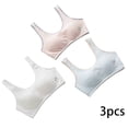 thumbnail image 2 of LYMAYTER ‌M-3XL Teens Girls Soft Seamless Bra 10-16 Sports Non Padded Ultra Lightweight For Daily Wear‌, 2 of 8