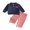 Blue, variant on Cjfdfy Toddler Baby Boy Fall Outfit Fire Truck Embroidery Long Sleeve Lapel Button Sweatshirt Plaid Pants Sets Toddler Christmas Cute Fall Winter Clothes 6M-4Y