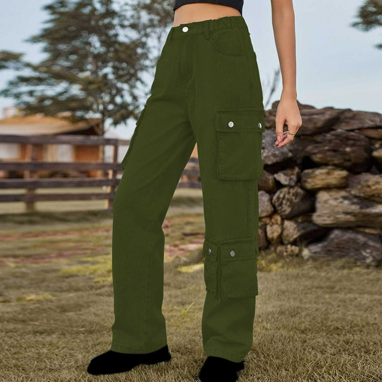 Pants For Women Trendy 2023 Trends Women'S Spring/Summer Pocket