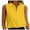 Yellow, variant on Women Sleeveless Button Down Shirts Chiffon for Work and Casual Occasions