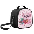 thumbnail image 5 of Yuyamidu Funny Axolotl Lunch Box for Girls Portable Leakproof Kids Lunch Box with Adjustable Strap Multifunctional Large Thermal Cooler Bag for Kids Teen Boys Girls, 5 of 6