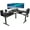 Black/Black, variant on VIVO 2-Tier Electric 63" x 55" Corner Desk, White Table Top, White Frame
