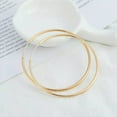 thumbnail image 2 of JoeytheJewelryNY 18k Layered real gold filled endless hoop earrings #18, 2 of 4