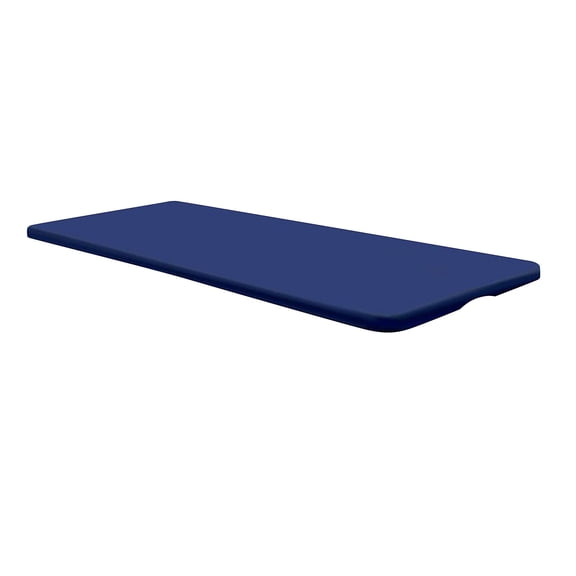Navy Blue Spandex Elastic Fit Tablecloth,Stretch Rectangle Polyester Table Cover for Folding Table,Picnic & Events,243x76cm,Tablecloths for Decoration and Celebration