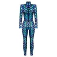 ‘s New Halloween Costume Women‘s MasqueraDe Horror 3D PrinteD Jumpsuit