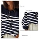 thumbnail image 1 of Women Striped Pullover Top, Polyester Add Femininity Machine Washable Easy Matching Crew Neck Long Sleeve Women Autumn Winter Knitwear For Office ANGGREK Otros, 1 of 5