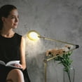 thumbnail image 6 of Brightech Sage 2-in-1 LED Craft Table and Floor Lamp – Adjustable Pole Reading and Task Light for Living Room and Office – Dimmable with 3 Color Modes and 360 Degree Rotatable Head - Gold, 6 of 10