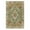 Brick Red Green, variant on NewBuros Area Rugs 9'x12' Non-Slip Washable, Floral Vintage Distress Print Pattern Low Pile Soft Indoor Rugs for Living Room Bedroom Dining Room, Brick Red Green