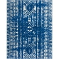 thumbnail image 2 of Rugs.com Lennon Collection Rug – 8' x 10' Navy Blue Medium Rug Perfect For Living Rooms, Large Dining Rooms, Open Floorplans, 2 of 9