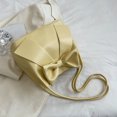 thumbnail image 4 of Bolso Hombro Bow Pu Cuero Crossbody Bag Square Commute Tandbag () Amarillo, 4 of 9