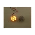 thumbnail image 2 of (2) Amber 3" Round 15 LED Surface Mount Park Turn Signal Lights / Clear Lens, 2 of 3
