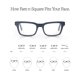 thumbnail image 3 of Lentes de Lectura eyebobs Fare n Square Crystal Tiger +2.75, 3 of 5