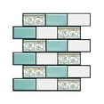 thumbnail image 2 of 4Pcs 3D Peel and Stick Wall Tiles, 3D Crystal Tile Stickers Waterproof Self Adhesive Wallpaper, DIY Removable Backsplash for Kitchen Bathroom Wall Decor, 12x12 Inches, 2 of 8