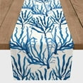 thumbnail image 3 of Creative Products Blue Sea Coral 16x72 Poly Twill Table Runner, 3 of 3